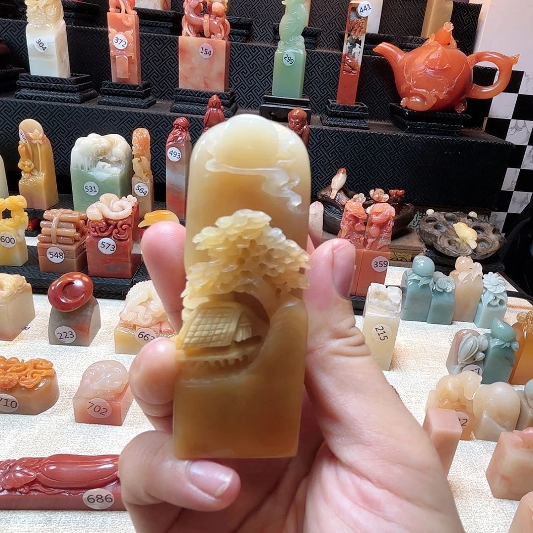 寿山石其他迎客松