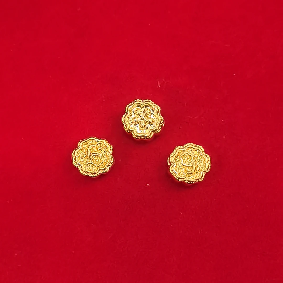 【夕夕专享】足金999 小桃花 GP 0.59  添金纳福