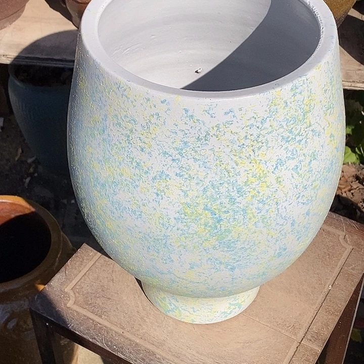 紫砂花盆口21高度33瑕疵