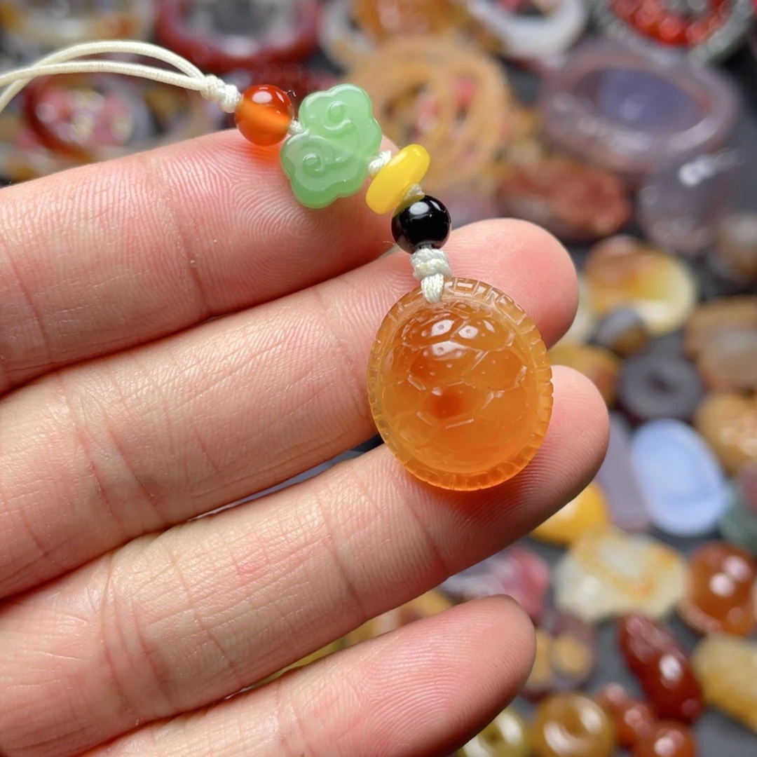 玛瑙/玉髓未镶嵌手机挂