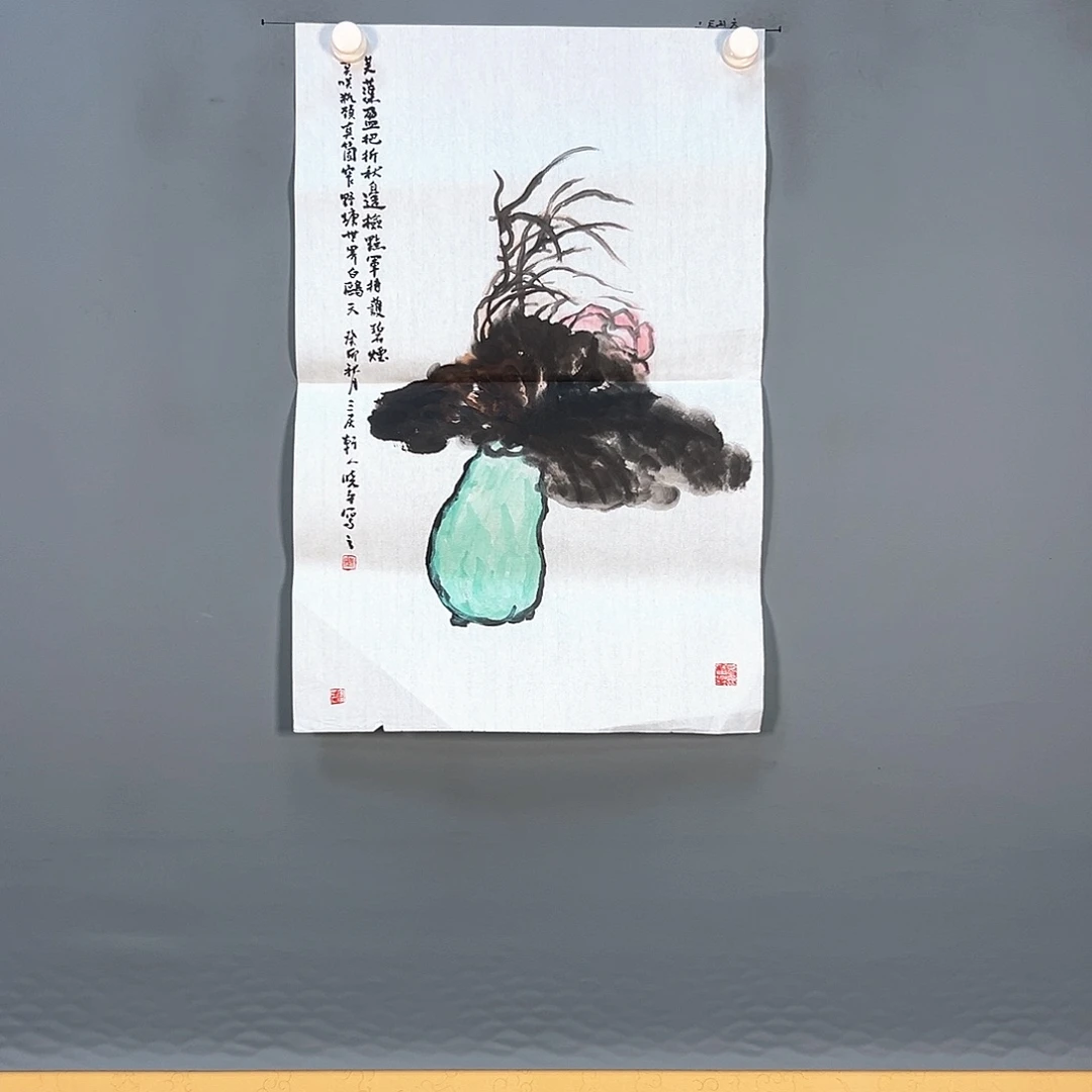 国画376 花鸟和蝴蝶都很可以