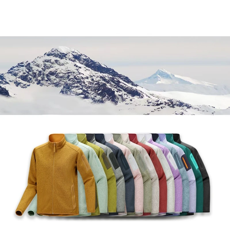 【绒获人心】秋冬舒适保暖抓绒衣/情侣轻量机能立领开衫外套C2485