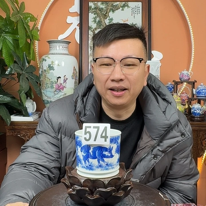 摆件陶景德镇陶瓷手工制作