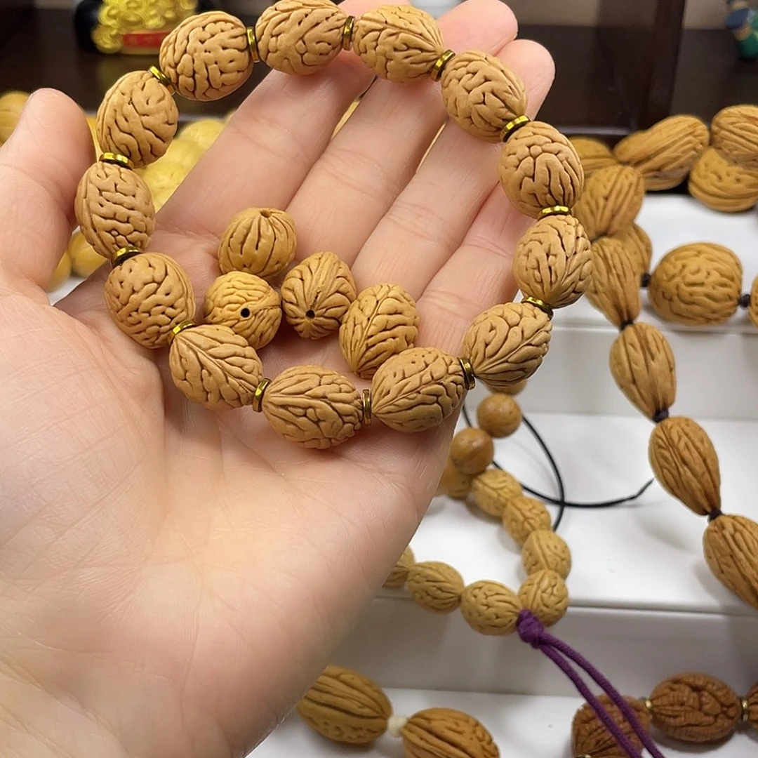 顺***然大肠麦穗钱袋子手串