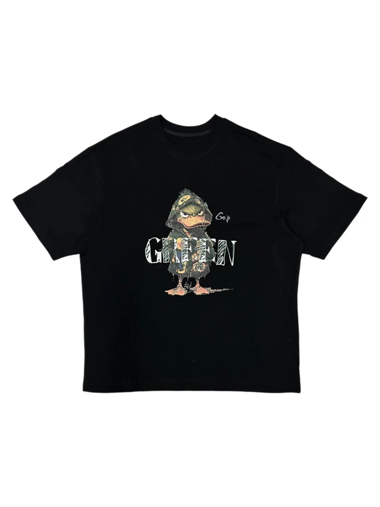 SKYROCKET扶摇丨vintage100％棉夏日短袖净版印花凉感恋夏风T恤短t