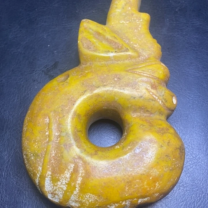 白玉菩提吊坠摆件