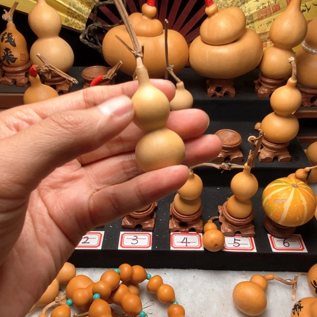 惊***面手把件盘玩小葫芦
