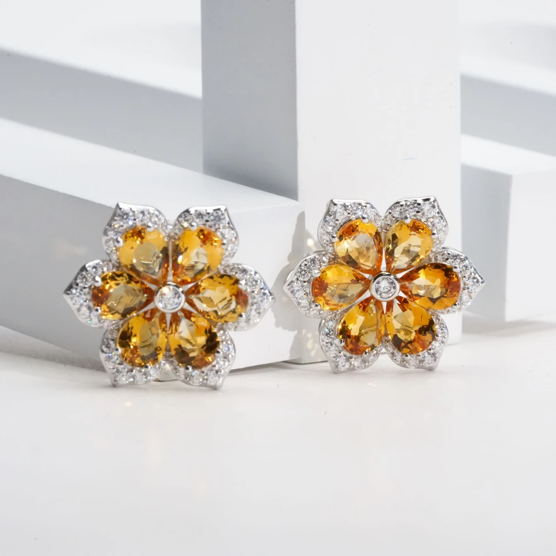 【小北珠宝】黄水晶吊坠约4*6mm带表带【多样性发一件】27-WH161X467