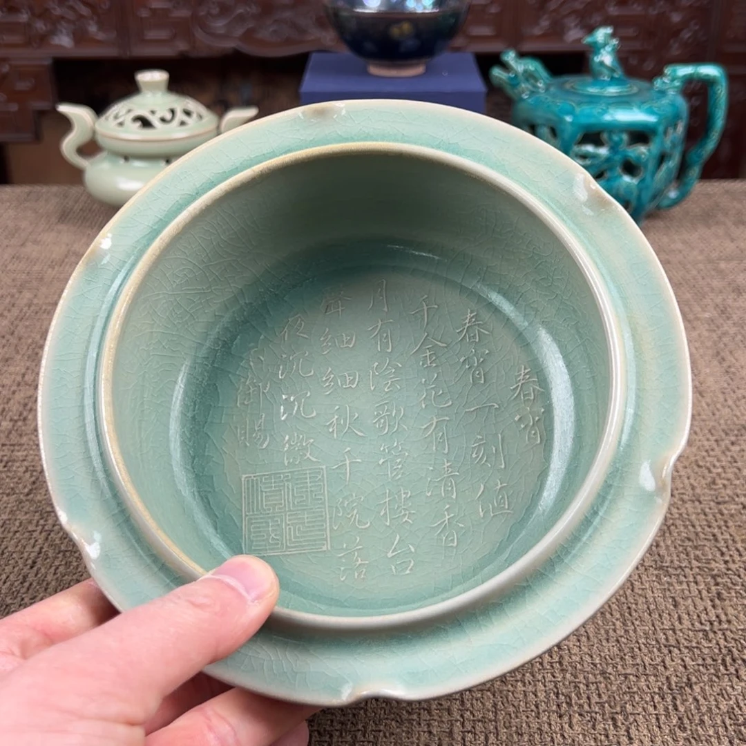 瓷片正能量陶瓷艺术品