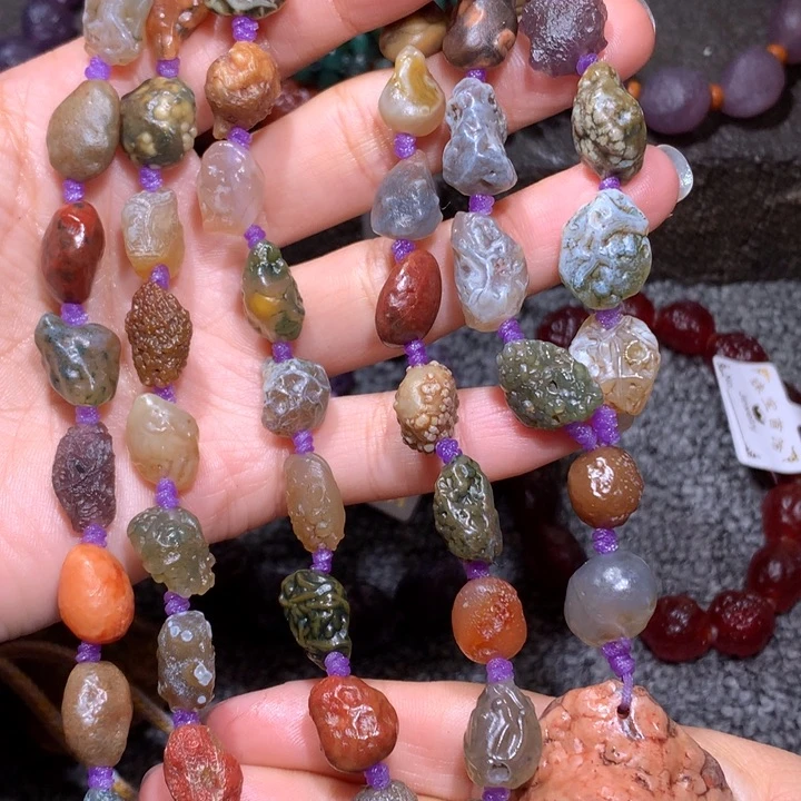 未镶嵌玛瑙/玉髓珠宝半成品