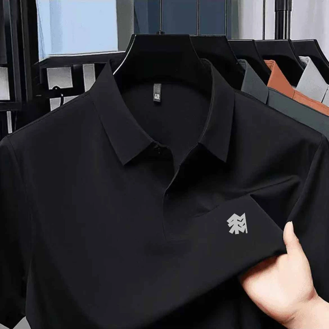 【李李】【树_POLO】高奢舒适冰丝时尚翻领高定奢品休闲男女polo衫