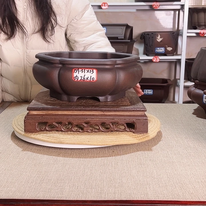 紫砂花盆紫砂花盆