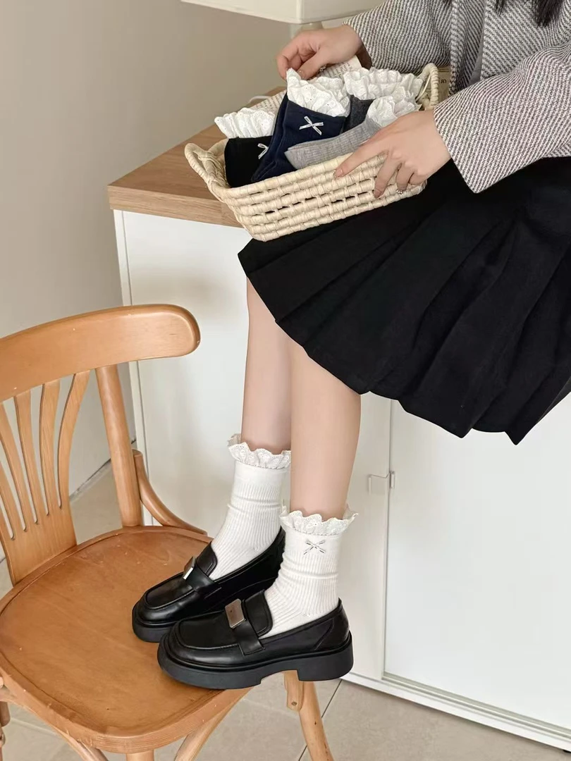 【自选链接】韩系配饰蝴蝶结少女甜美韩系ins风中长袜发饰
