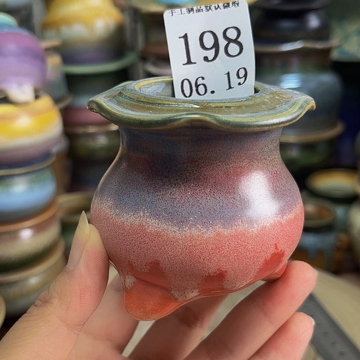 瓷片景德镇陶瓷手工制作口4高7