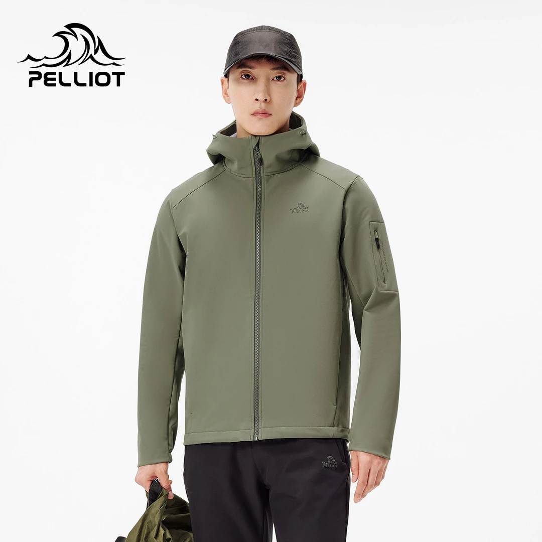 伯希和户外软壳衣男2025秋冬新款防风防泼水外套登山软壳衣