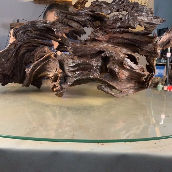 爬***稳天然的云南紫柚木会黄水