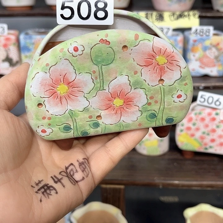 手工制作多肉花盆