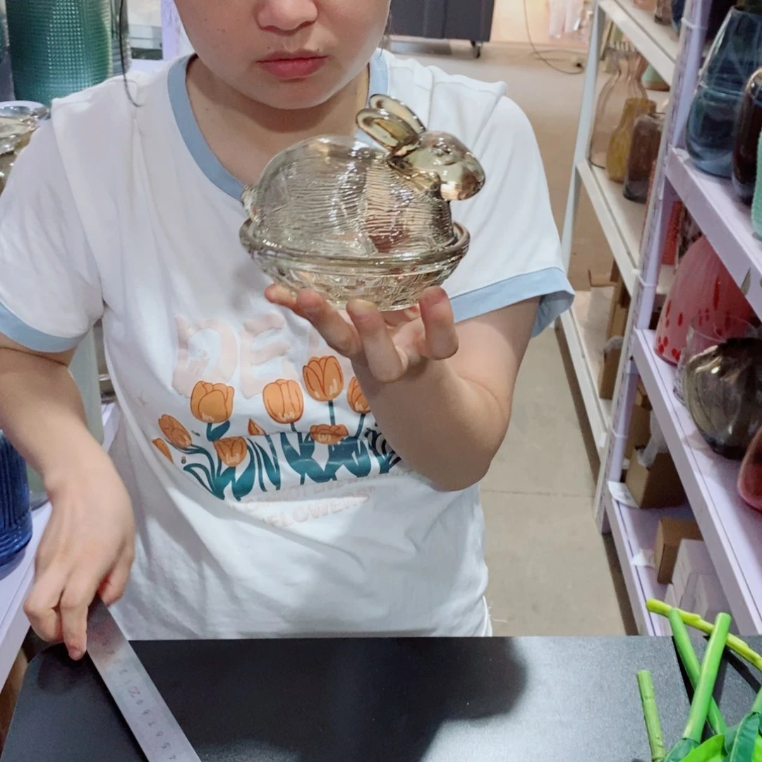 兔子收纳罐直径12高9