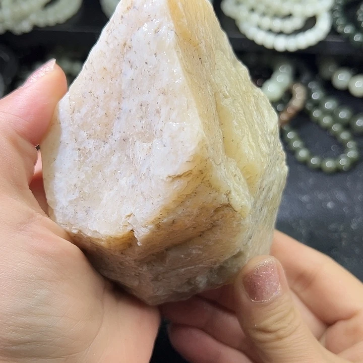 和田玉（糖玉）未镶嵌车挂
