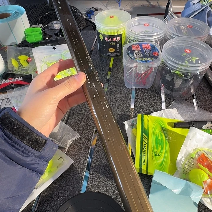 6号1.7抄网杆不退不换