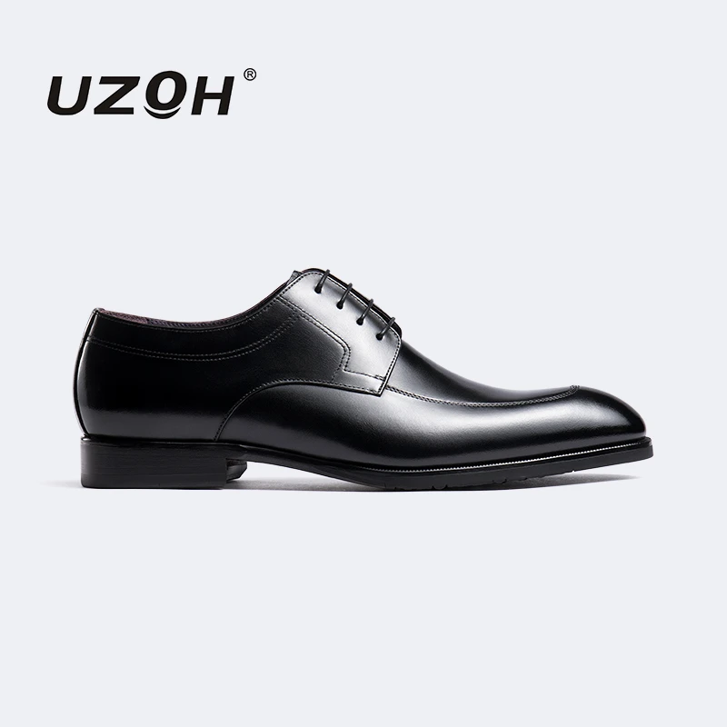 【顺丰包邮】头层牛皮正装皮鞋尖头英伦商务真皮男鞋系带透气结婚鞋