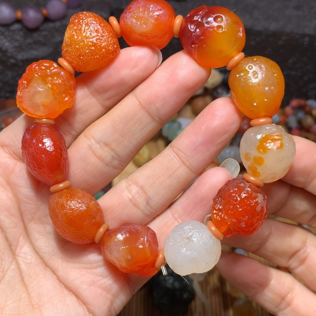 未镶嵌玛瑙/玉髓珠宝半成品