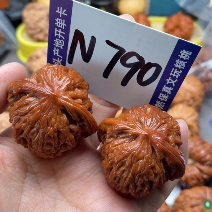 文玩核桃把件磨盘42尺