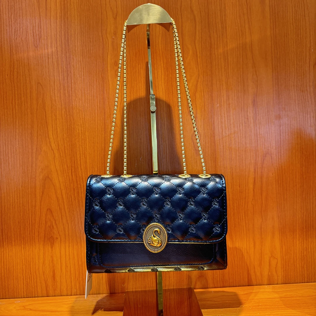 小香风菱格女士斜挎包法式磁吸扣百搭单根防盗单肩