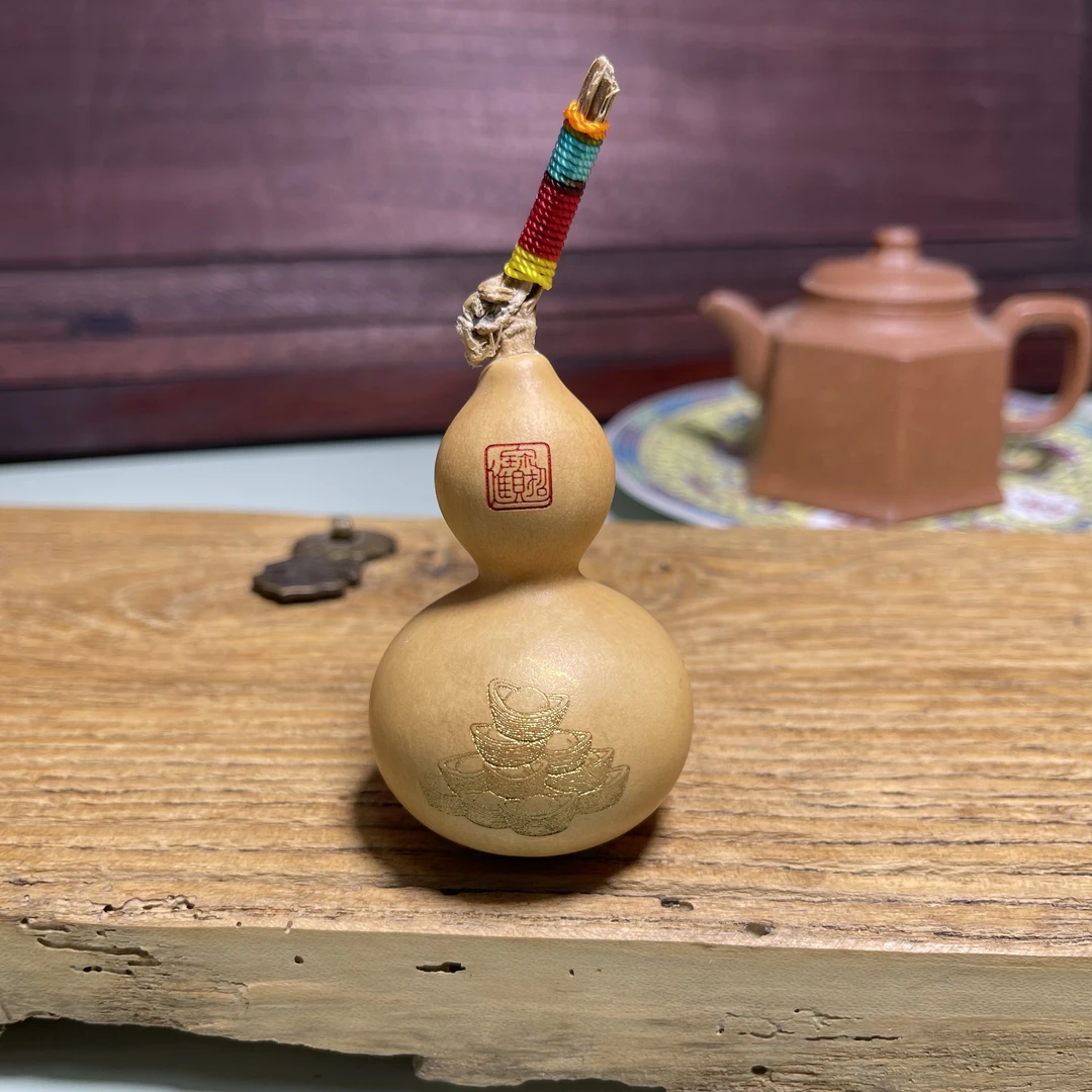 【2号选好下单】粉丝专属、葫芦手捻葫芦盘玩手把件墨刻葫芦小葫芦