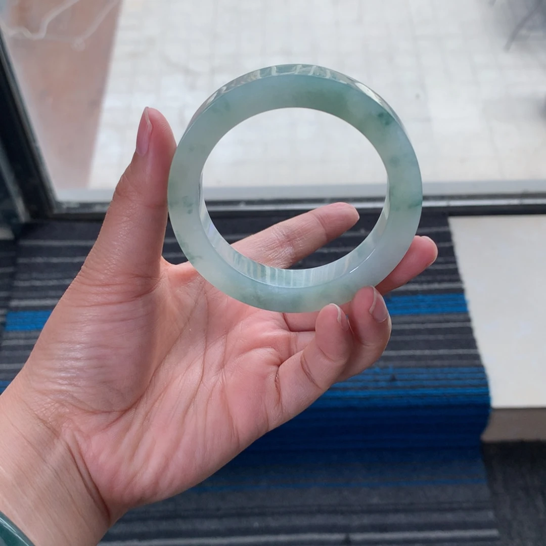 宇***麻定制翡翠未镶嵌天然缅甸翡翠缅甸a货翡翠手镯