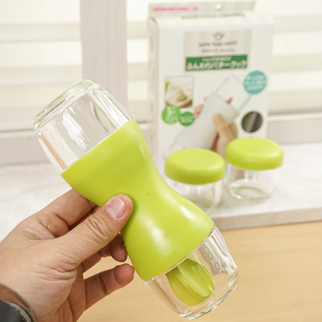 日本东洋手工diy烘焙奶油制作器食品搅拌器摇摇杯打发器含挖勺