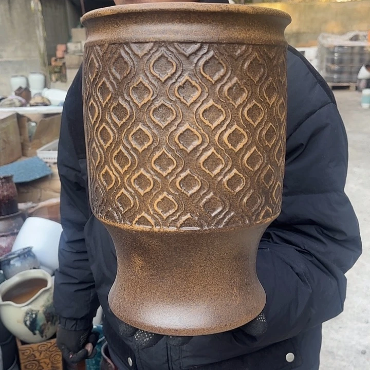 红陶柴烧口径20高度30