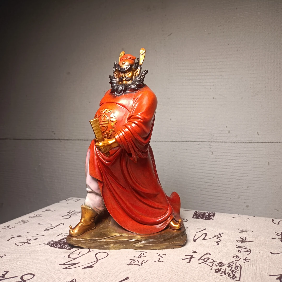 小号钟馗 黄铜摆件 中式摆件