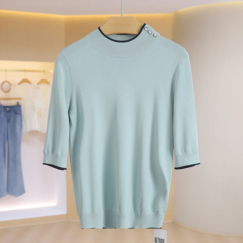 M247-伍莎服饰云仓新款百搭时尚毛衣#ZSM46M040