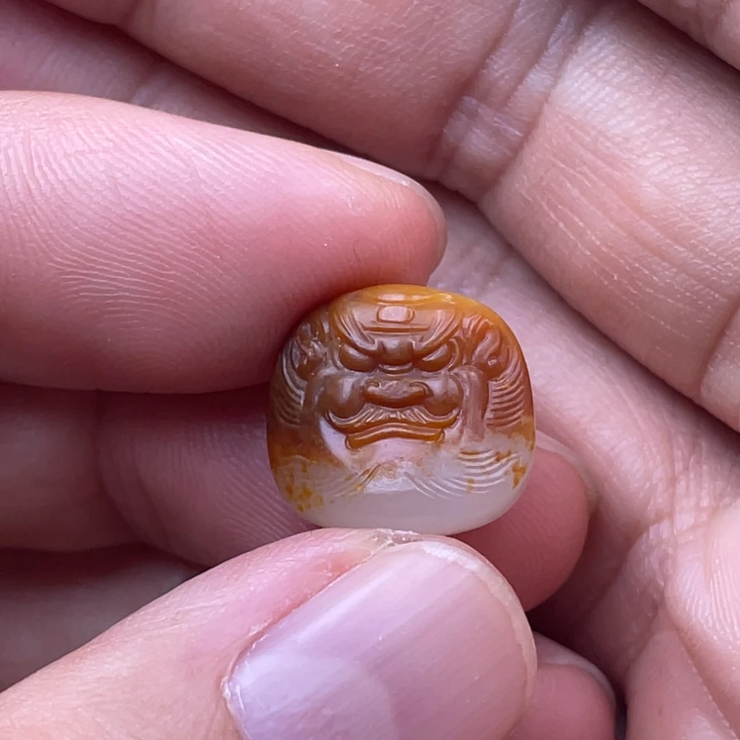 和田玉未镶嵌挂件2800