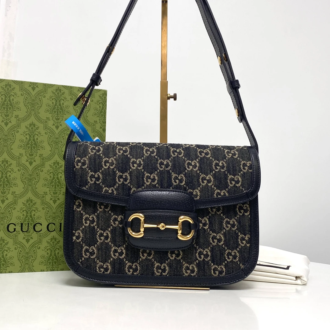 95新 GUCCI/古驰 思斯专属 gucci黑色丹宁1955 THYX822