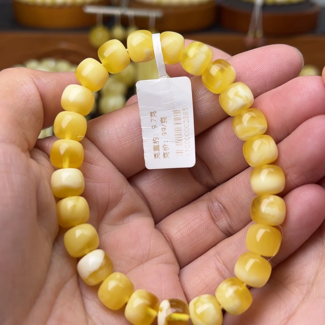手串蜜蜡未镶嵌8+老型手串