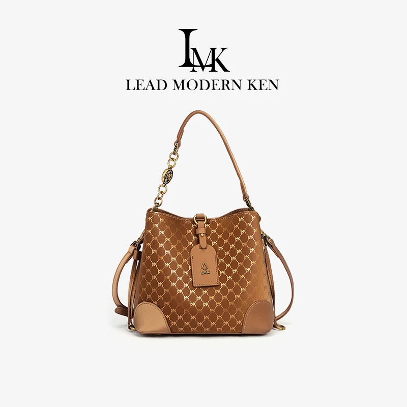 法国LMK包包名牌奢侈品大牌水桶包女斜挎包高级感女士单肩包大气
