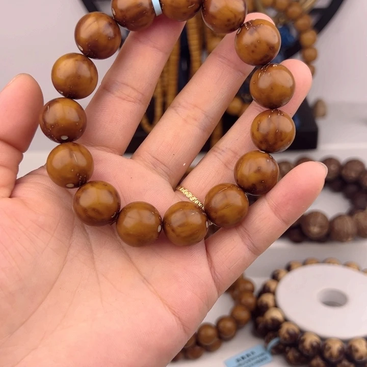 紫金鼠手串龙*全品反油福利15尺光珠