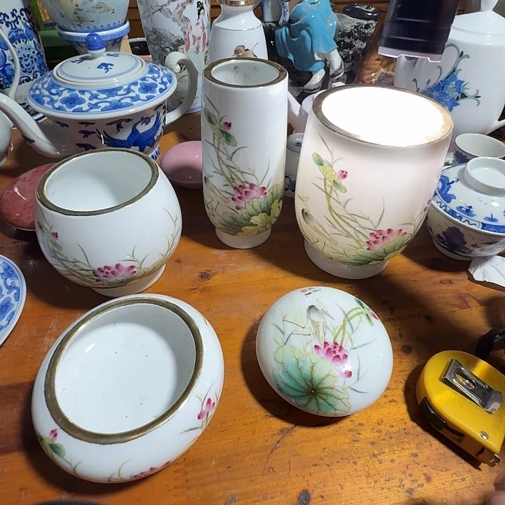 湖***风摆件景德镇陶瓷艺术