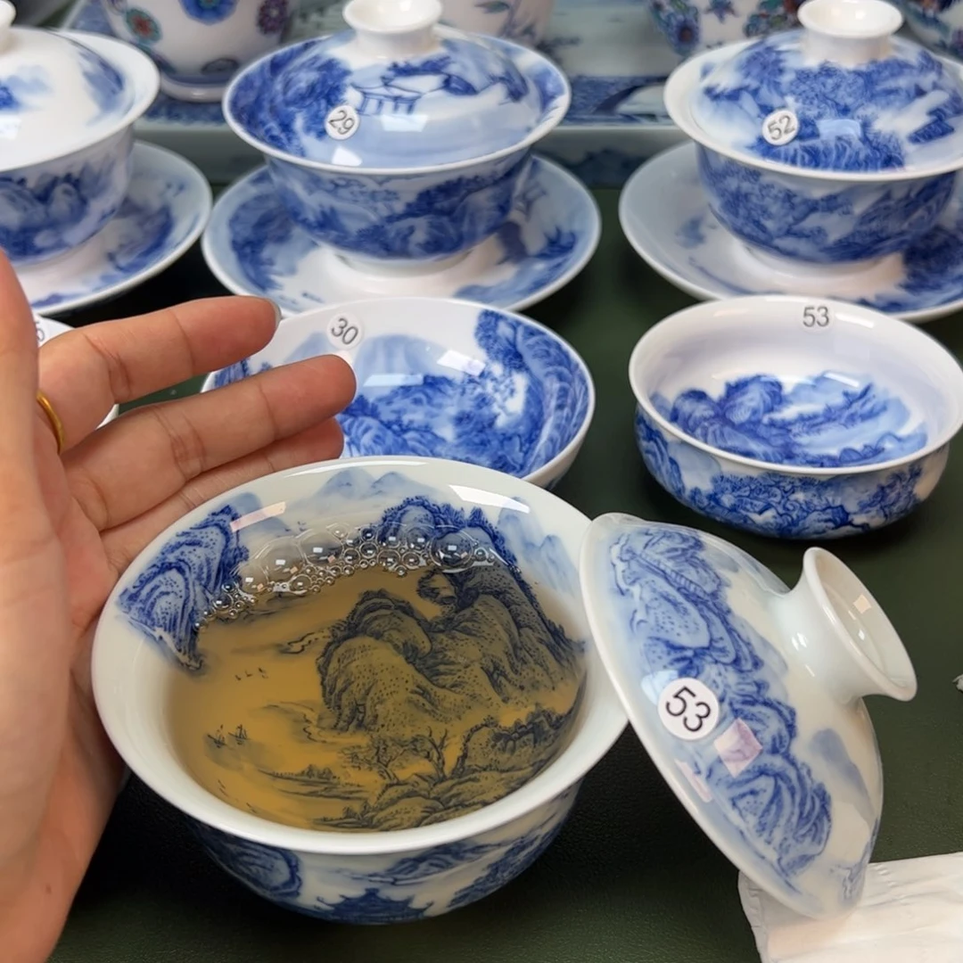 木木景德镇纯手工纯手绘茶具53