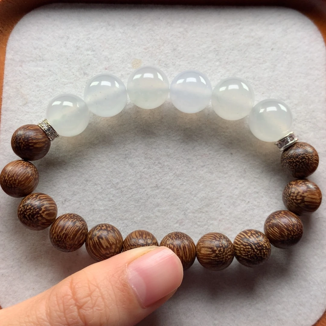 翡翠未镶嵌手链12mm