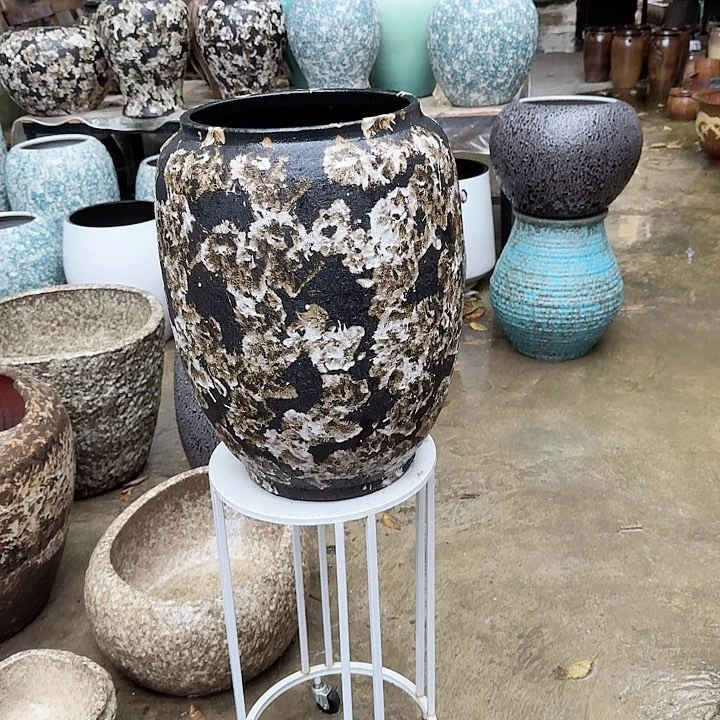 紫砂花盆高度46口径26