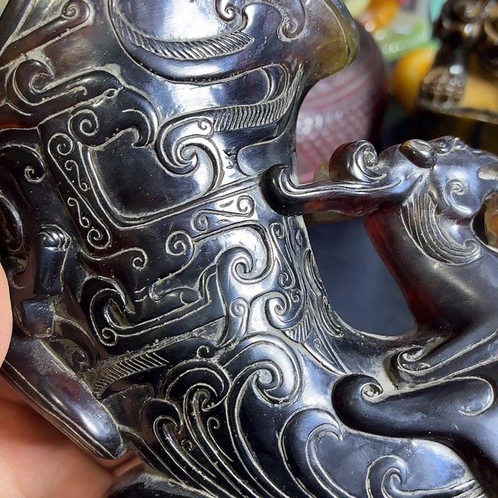 环***琳把件白玉菩提一个