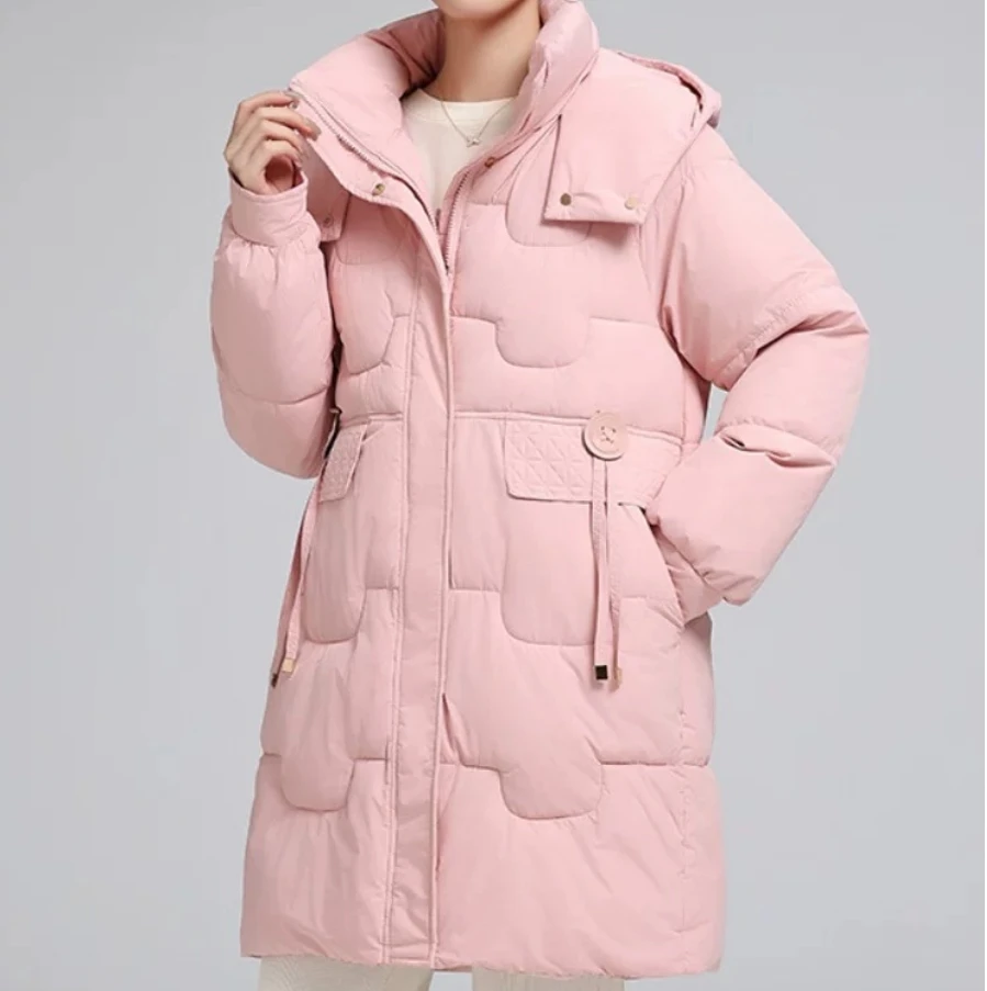 女士时尚百搭连帽棉服 915 -J(娇)