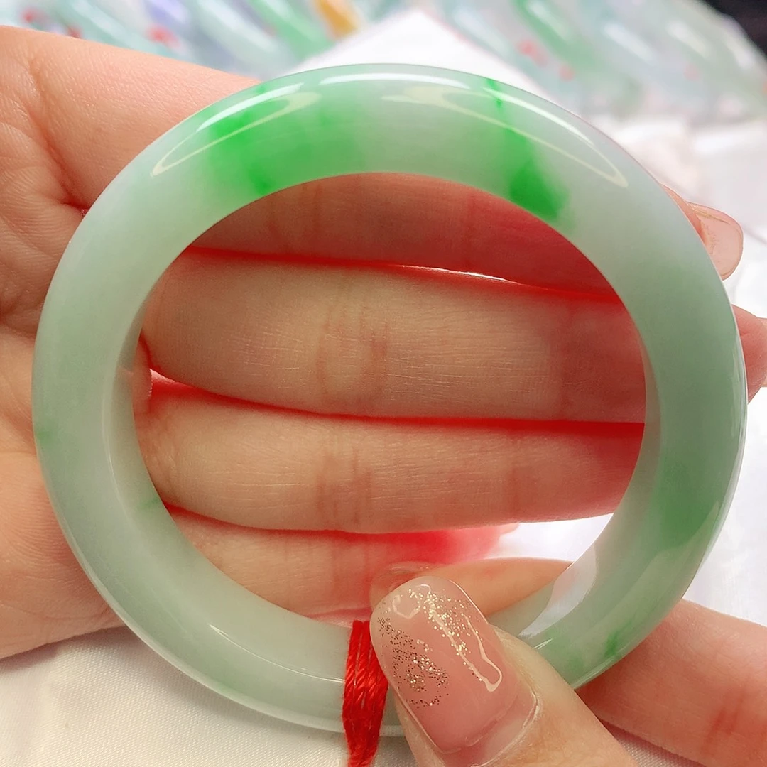 未镶嵌手镯翡翠缅甸天然A货翡翠 53