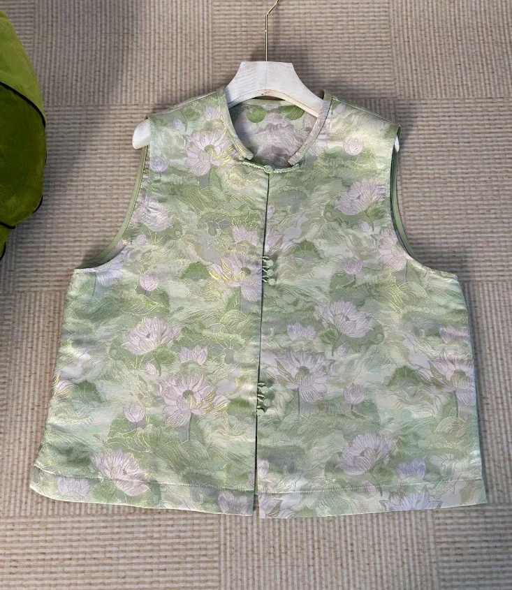 新中式桑蚕丝马甲 20250706