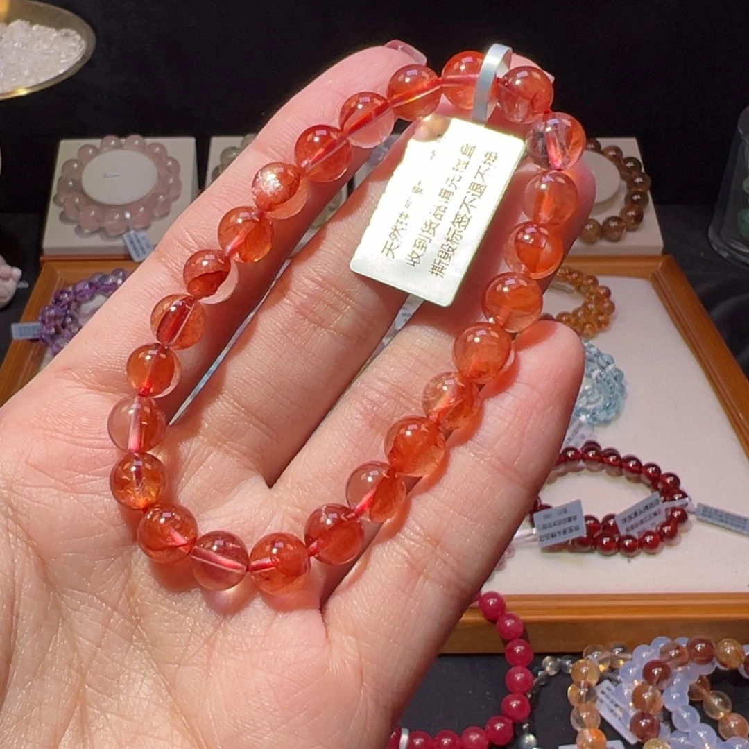 水晶手串未镶嵌上***.7m殿堂级糖纸胶花