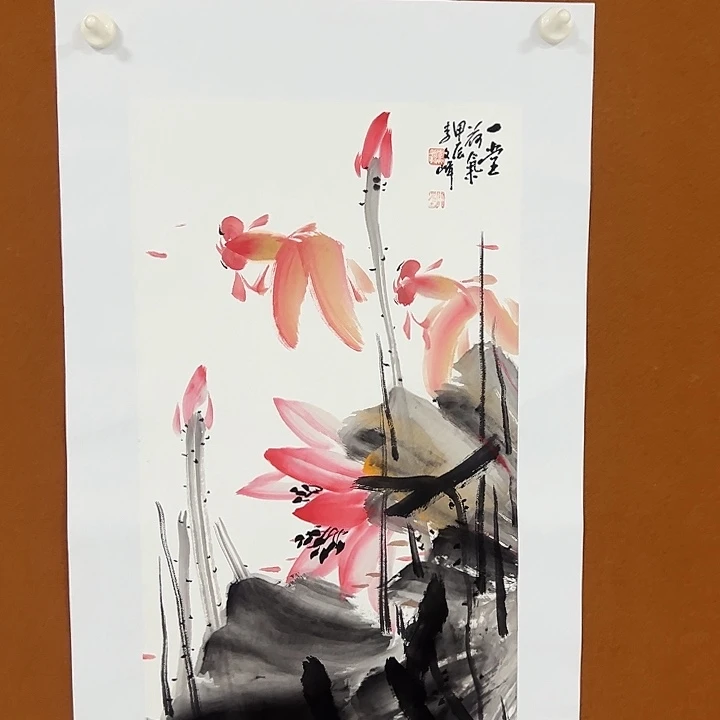 国画李文峰的画作