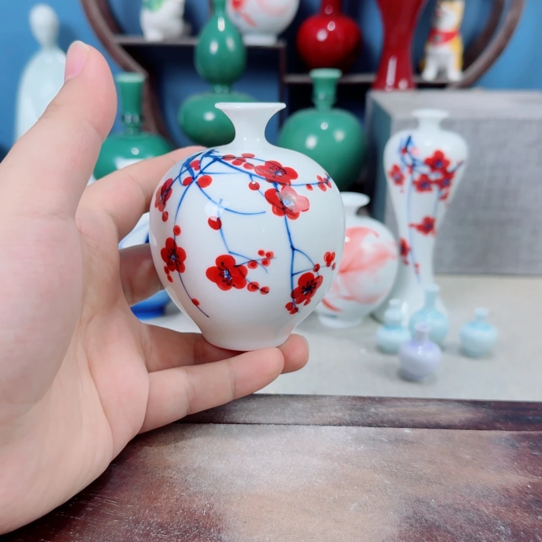陶瓷手工小花器摆件